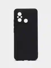 Черный чехол Xiaomi Redmi 12C (Сяоми Редми 12С), силиконовый, черный