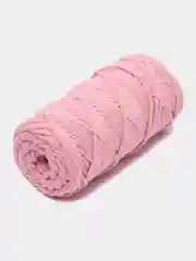 Розовый хлопковый шнур для вязания, З мм / 100 м, хлопок