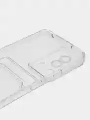 Прозрачный чехол для Xiaomi 13 Lite / Сяоми 13 Лайт прозрачный, с карманом для карты