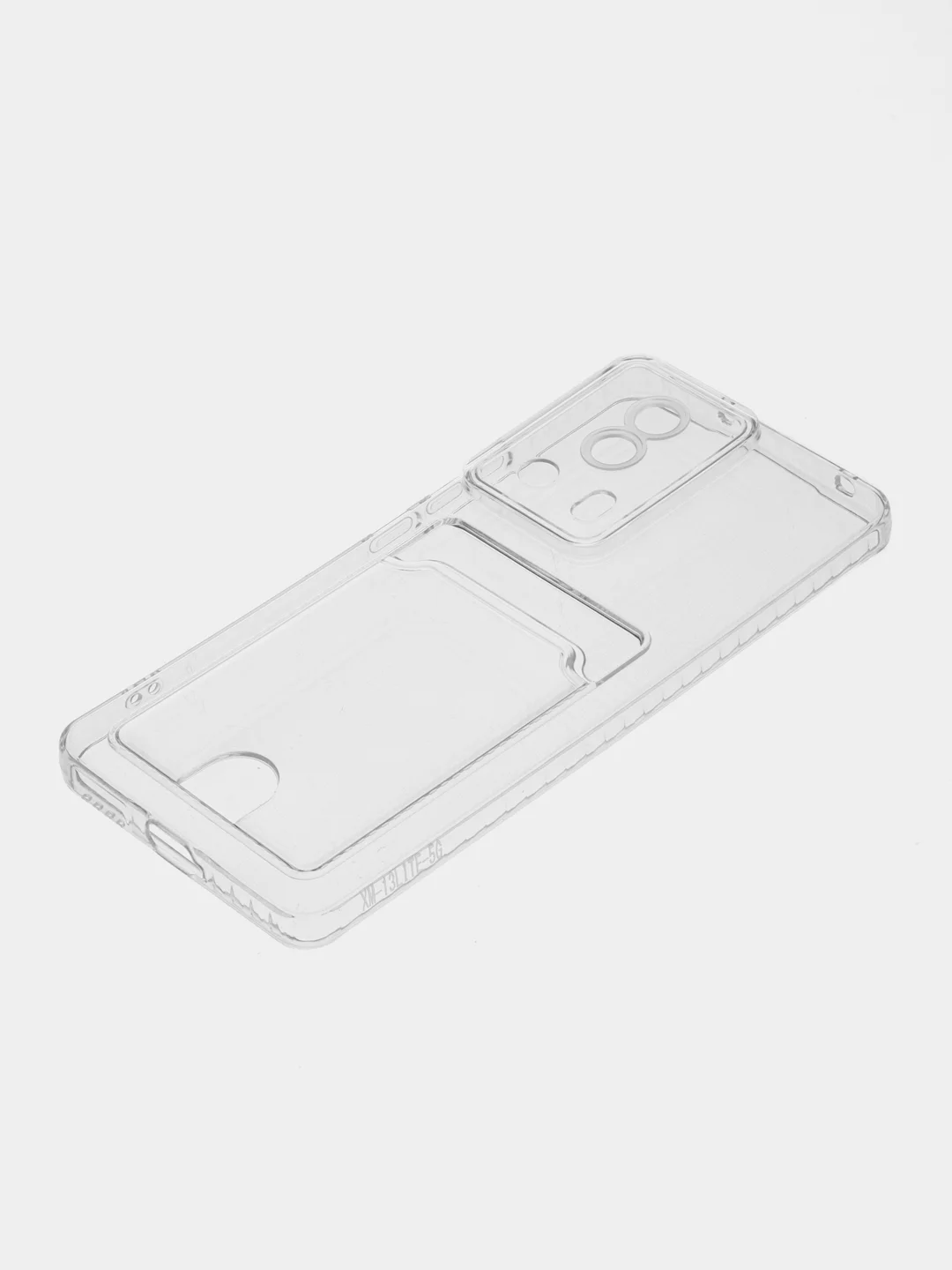 Прозрачный чехол для Xiaomi 13 Lite / Сяоми 13 Лайт прозрачный, с карманом для карты