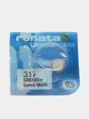 Батарейка Renata 317 (SR516SW, SR62, 516, V317) для часов