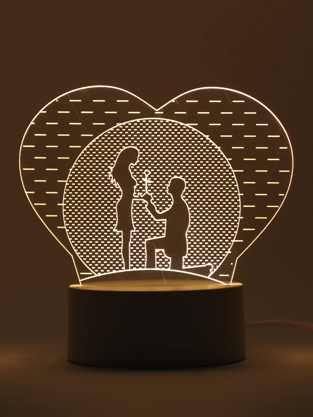 Молочный ночник детский беспроводной  / Светильник светодиодный LED спальный, лампа 3 д