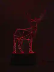 Голубой ночник детский беспроводной  / Светильник светодиодный LED спальный, лампа 3 д