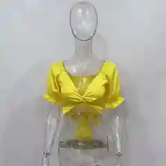 Бронзовый нарядный топ с короткими рукавами