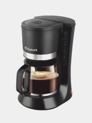 Кофеварка Sakura SA-6117BK черная 1.2л капельная