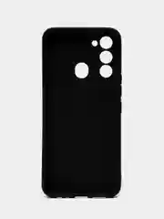 Оранжевый силиконовый чехол для Tecno Spark Go 2022/Spark 8C (Спарк 8С), с принтом, с рисунком