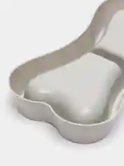 Серый миска для кошек и собак двойная