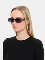 Серый солнцезащитные очки, женские, прямоугольные