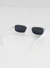 Белый солнцезащитные очки, женские, прямоугольные