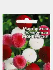 Маргаритка помпонная "Монпасье" семена, цветы
