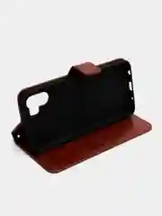 Багровый чехол-книжка с магнитной застежкой для Xiaomi Redmi A1 / A2 (Сяоми Редми А1 / А2)