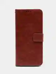 Багровый чехол-книжка с магнитной застежкой для Xiaomi Redmi A1 / A2 (Сяоми Редми А1 / А2)