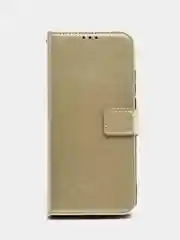 Золотой чехол-книжка с магнитной застежкой для Xiaomi Redmi A1 / A2 (Сяоми Редми А1 / А2)