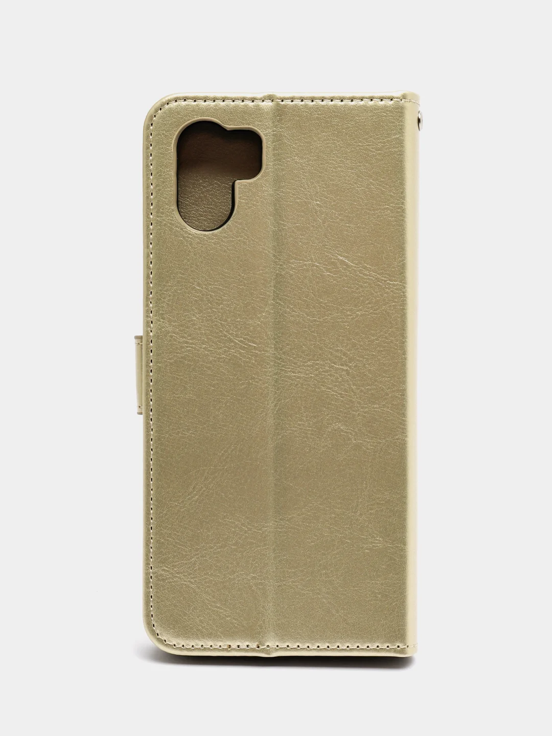 Золотой чехол-книжка с магнитной застежкой для Xiaomi Redmi A1 / A2 (Сяоми Редми А1 / А2)