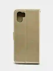 Золотой чехол-книжка с магнитной застежкой для Xiaomi Redmi A1 / A2 (Сяоми Редми А1 / А2)