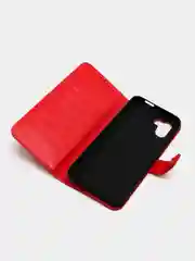 Красный чехол-книжка с магнитной застежкой для Xiaomi Redmi A1 / A2 (Сяоми Редми А1 / А2)