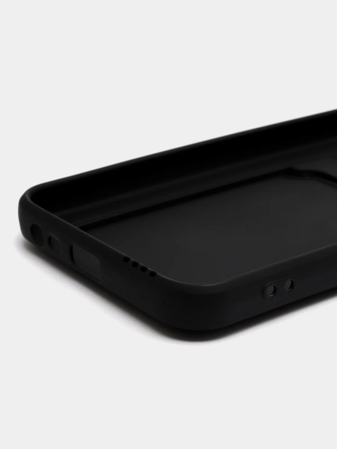 Черный чехол для Xiaomi Redmi 9 (Сяоми Редми 9), с карманом для карт