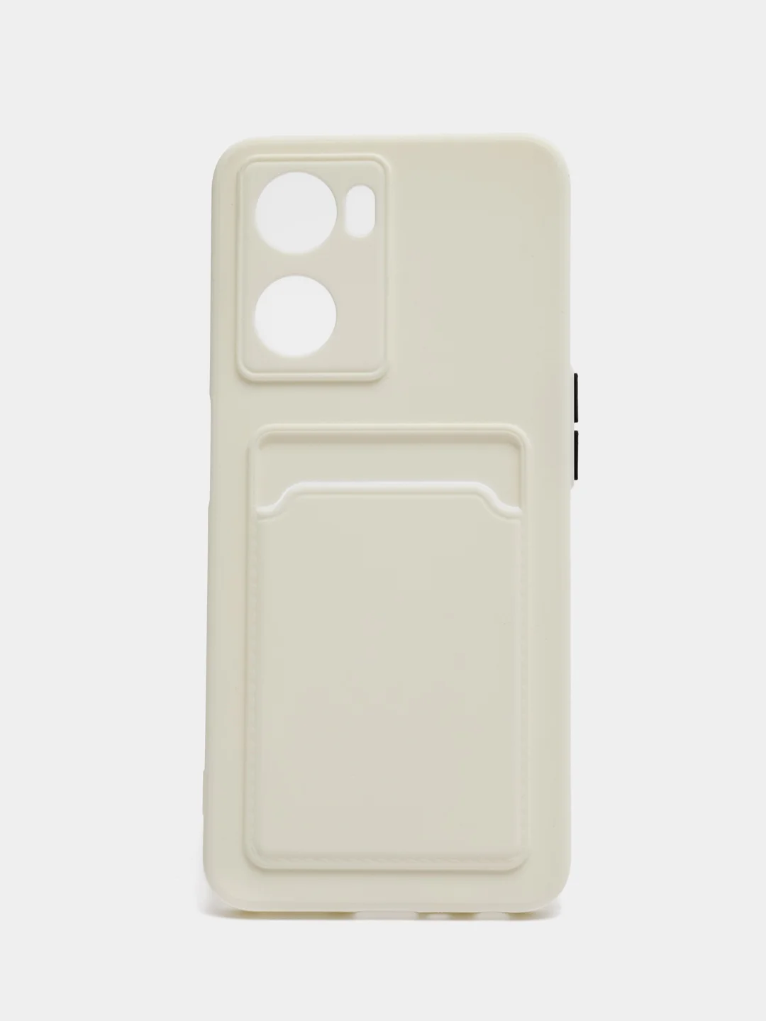 Белый силиконовый чехол для OPPO A57S / A77 4G / A77S / OnePlus Nord N20 SE, с карманом для карт