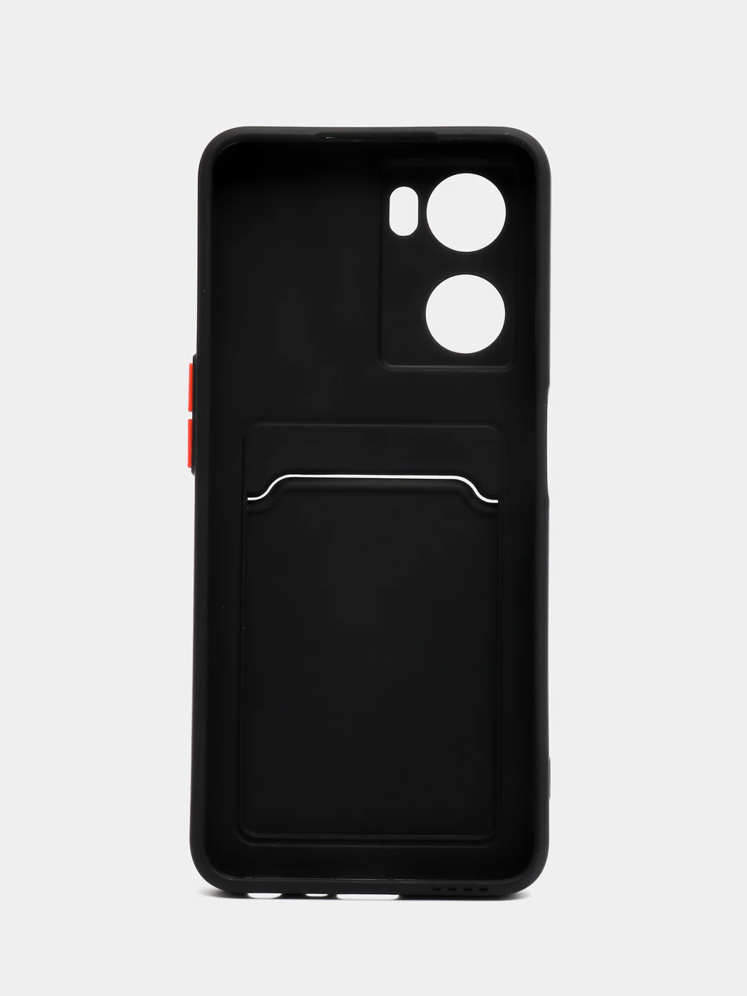 Черный силиконовый чехол для OPPO A57S / A77 4G / A77S / OnePlus Nord N20 SE, с карманом для карт