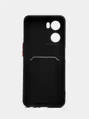 Черный силиконовый чехол для OPPO A57S / A77 4G / A77S / OnePlus Nord N20 SE, с карманом для карт