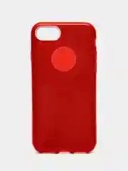 Красный силиконовый чехол-накладка для iPhone 7/8