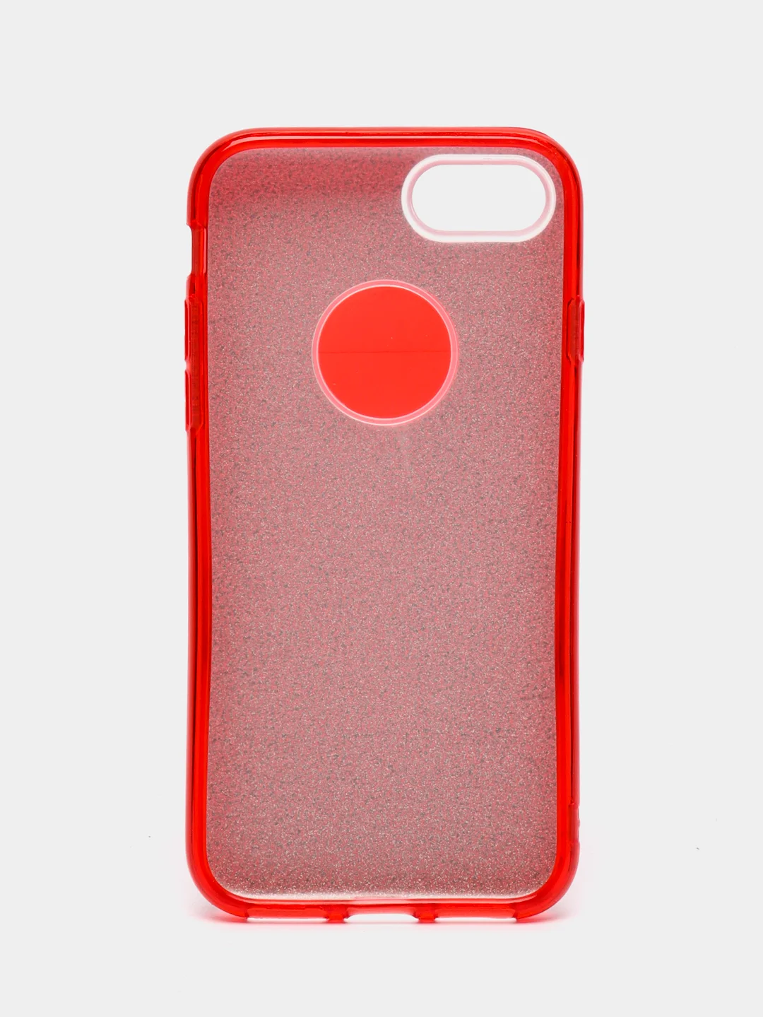 Красный силиконовый чехол-накладка для iPhone 7/8
