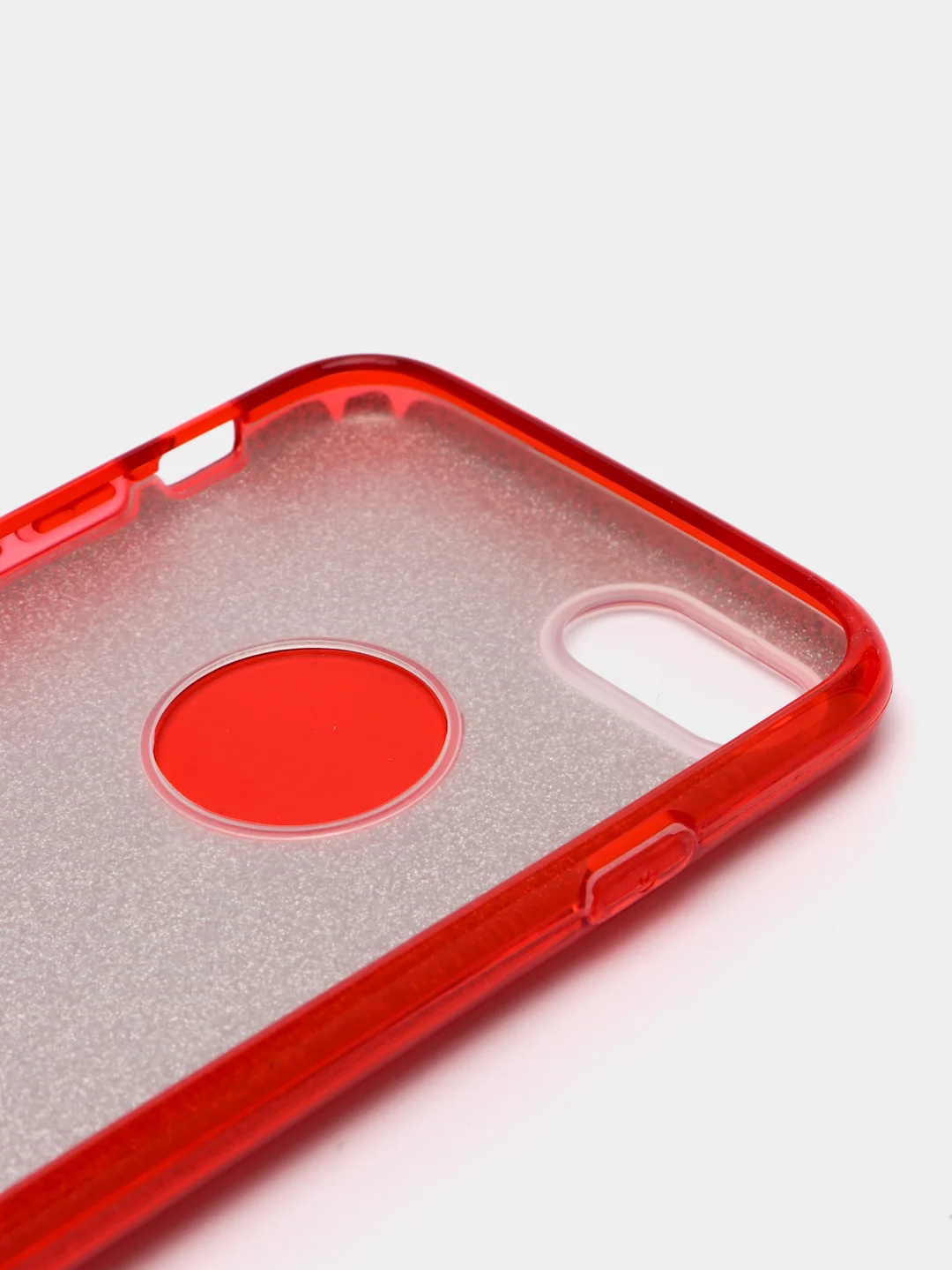 Красный силиконовый чехол-накладка для iPhone 7/8