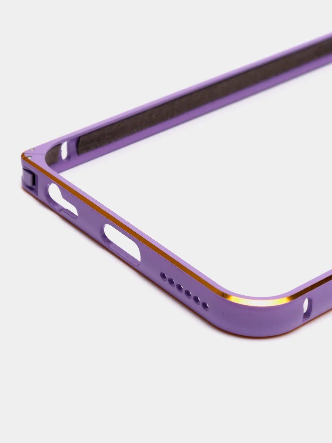 Фиолетовый бампер алюминиевый для iPhone 6, 6S