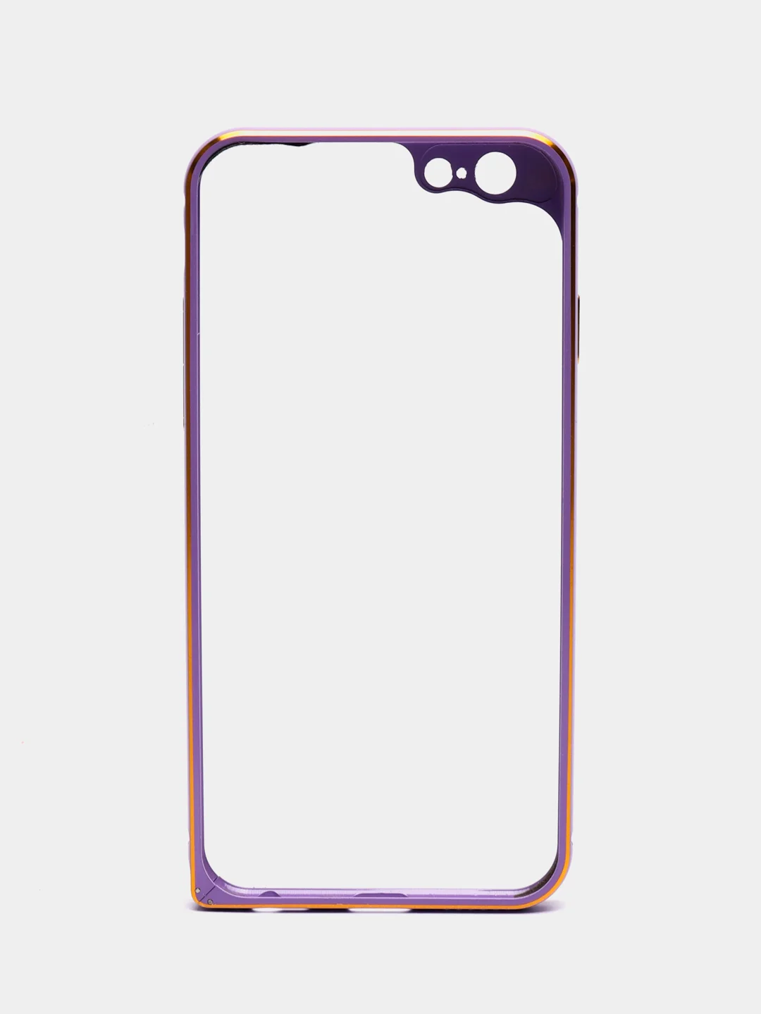 Фиолетовый бампер алюминиевый для iPhone 6, 6S