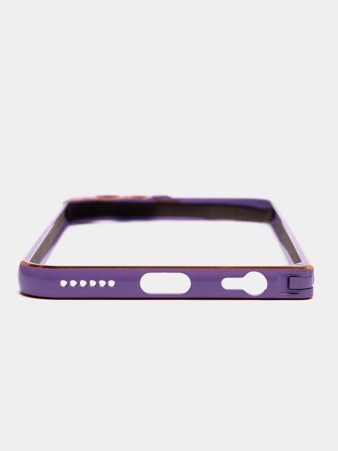 Фиолетовый бампер алюминиевый для iPhone 6, 6S