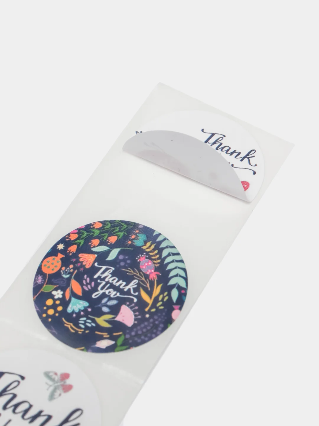 Индиго набор наклеек с надписью "Thank you", "Спасибо"