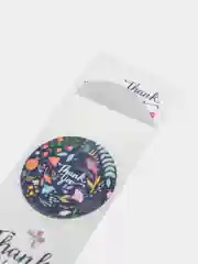 Индиго набор наклеек с надписью "Thank you", "Спасибо"