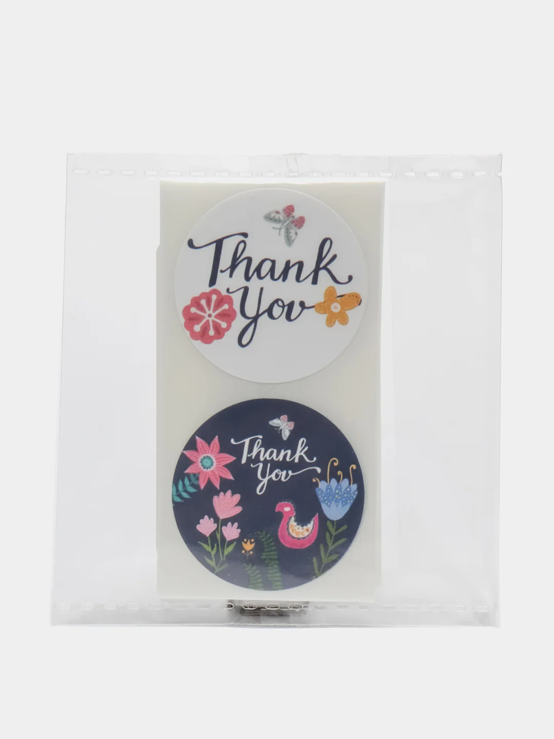 Индиго набор наклеек с надписью "Thank you", "Спасибо"