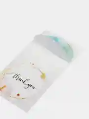 Зеленый набор наклеек с надписью "Thank you", "Спасибо"