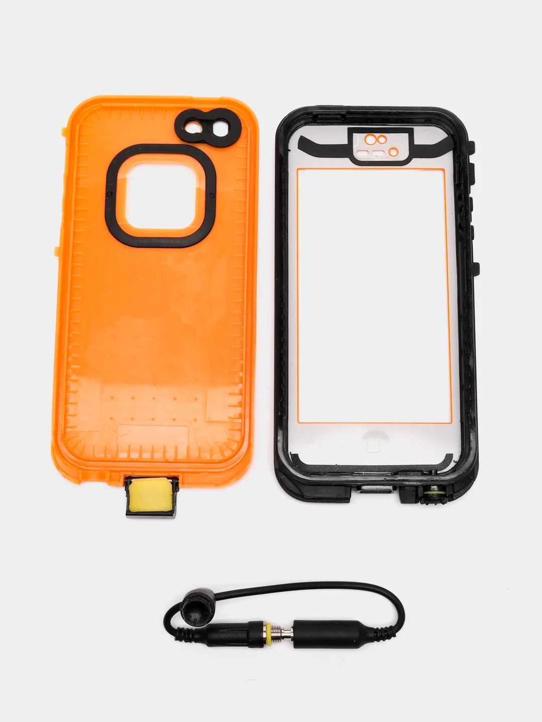 Оранжевый пластиковый чехол для iPhone 5 / 5S / SE