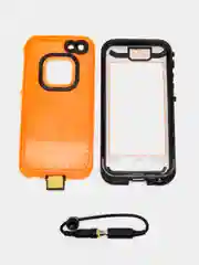 Оранжевый пластиковый чехол для iPhone 5 / 5S / SE