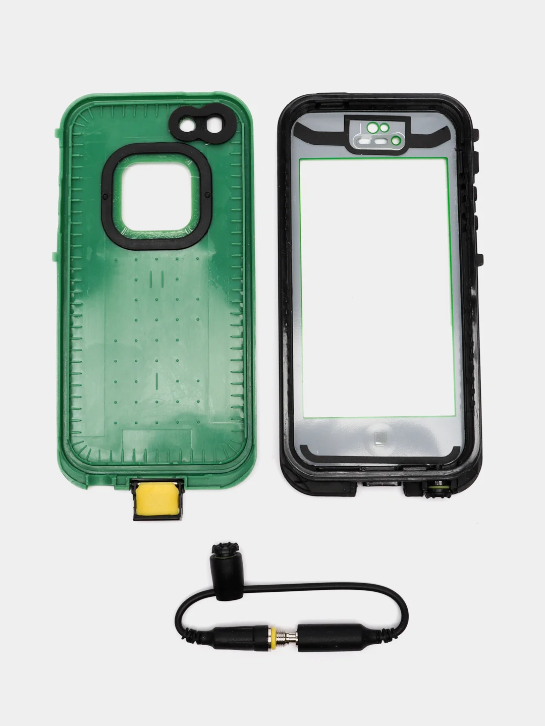 Зеленый пластиковый чехол для iPhone 5 / 5S / SE