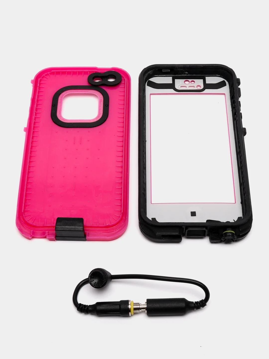 Розовый пластиковый чехол для iPhone 5 / 5S / SE
