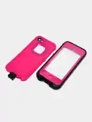 Розовый пластиковый чехол для iPhone 5 / 5S / SE