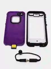 Фиолетовый пластиковый чехол для iPhone 5 / 5S / SE