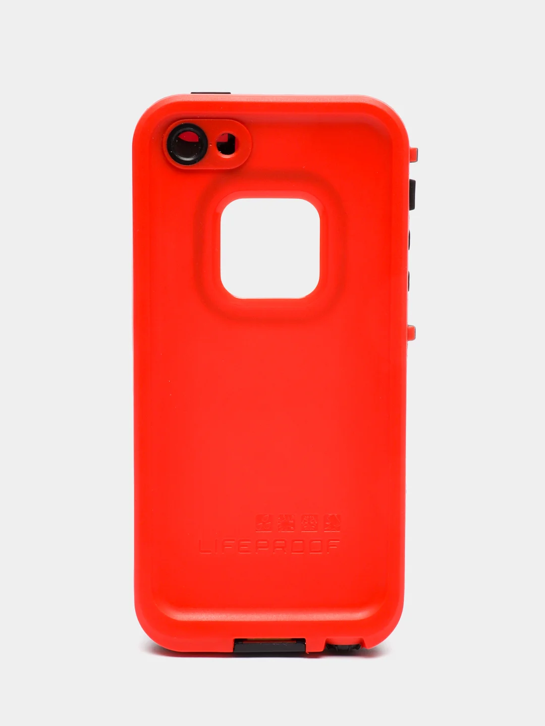 Красный пластиковый чехол для iPhone 5 / 5S / SE