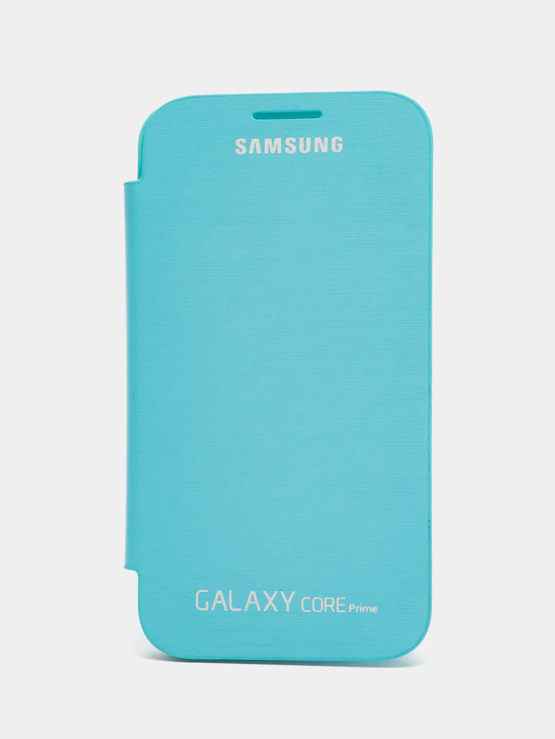 Голубой чехол-книжка на Samsung Galaxy Core Prime