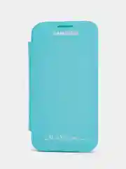 Голубой чехол-книжка на Samsung Galaxy Core Prime