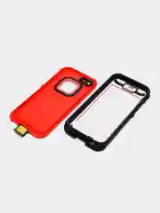 Красный пластиковый чехол для iPhone 5 / 5S / SE