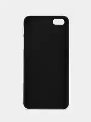 Оранжевый пластиковый чехол для iPhone 5/5s/SE с кожаной вставкой