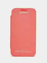 Оранжевый чехол-книжка на Samsung Galaxy Core Prime