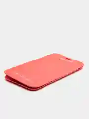 Оранжевый чехол-книжка на Samsung Galaxy Core Prime