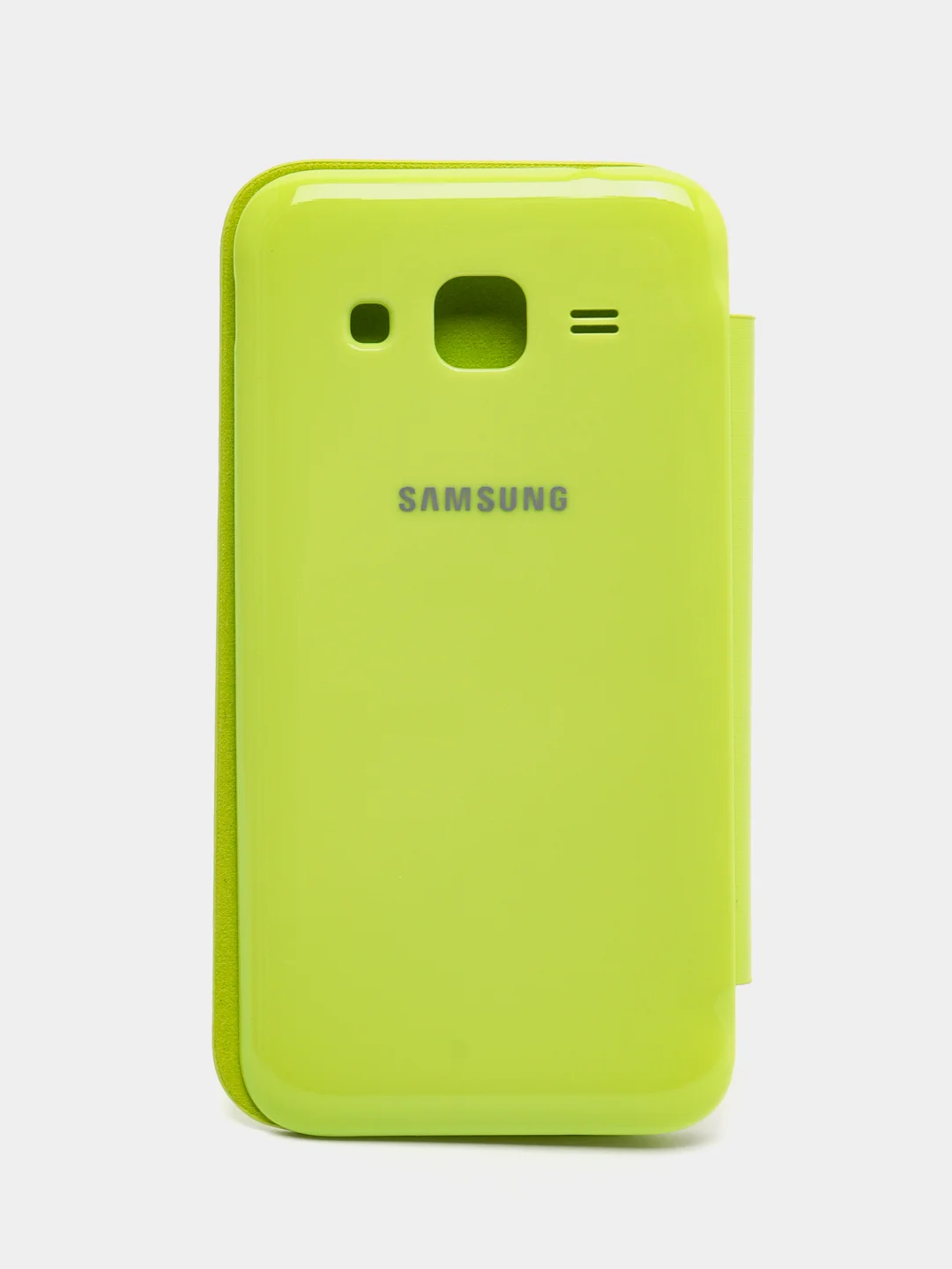 Голубой чехол-книжка на Samsung Galaxy Core Prime