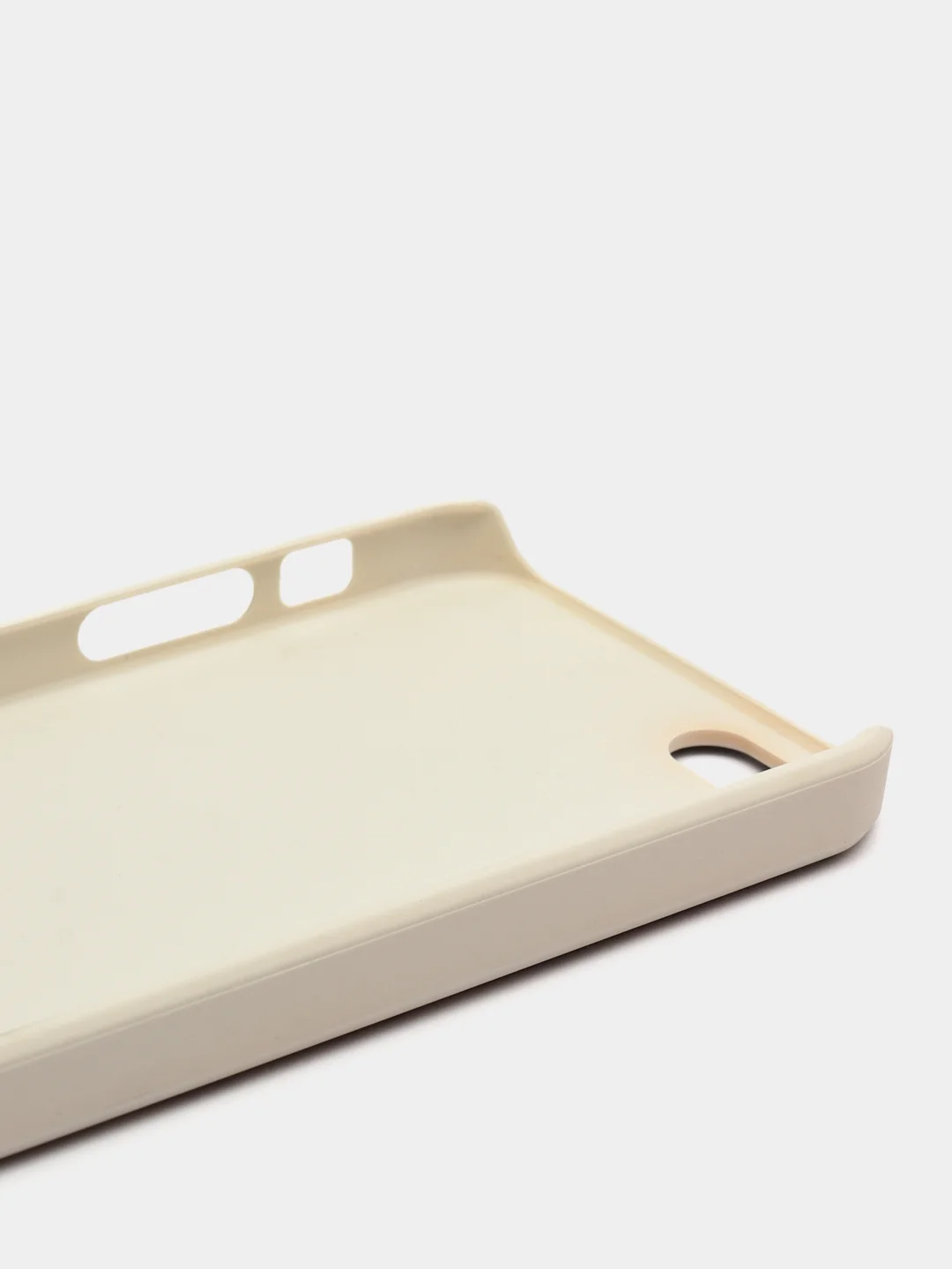 Оранжевый пластиковый чехол для iPhone 5/5s/SE с кожаной вставкой