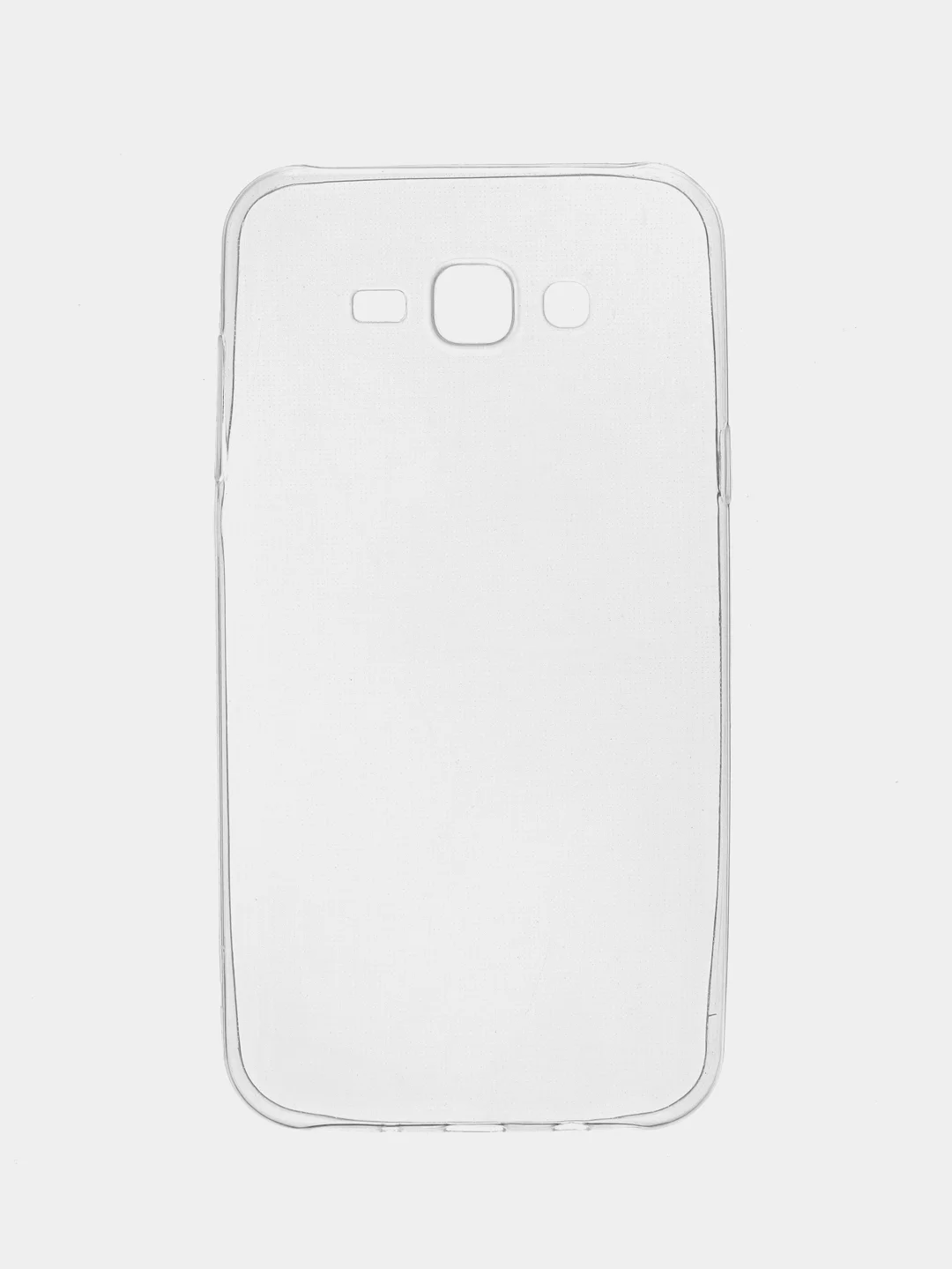 Белый силиконовый чехол на Samsung Galaxy J7